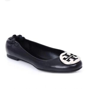 TORY BURCH CLASSIC REVA Leather Flats Size 9